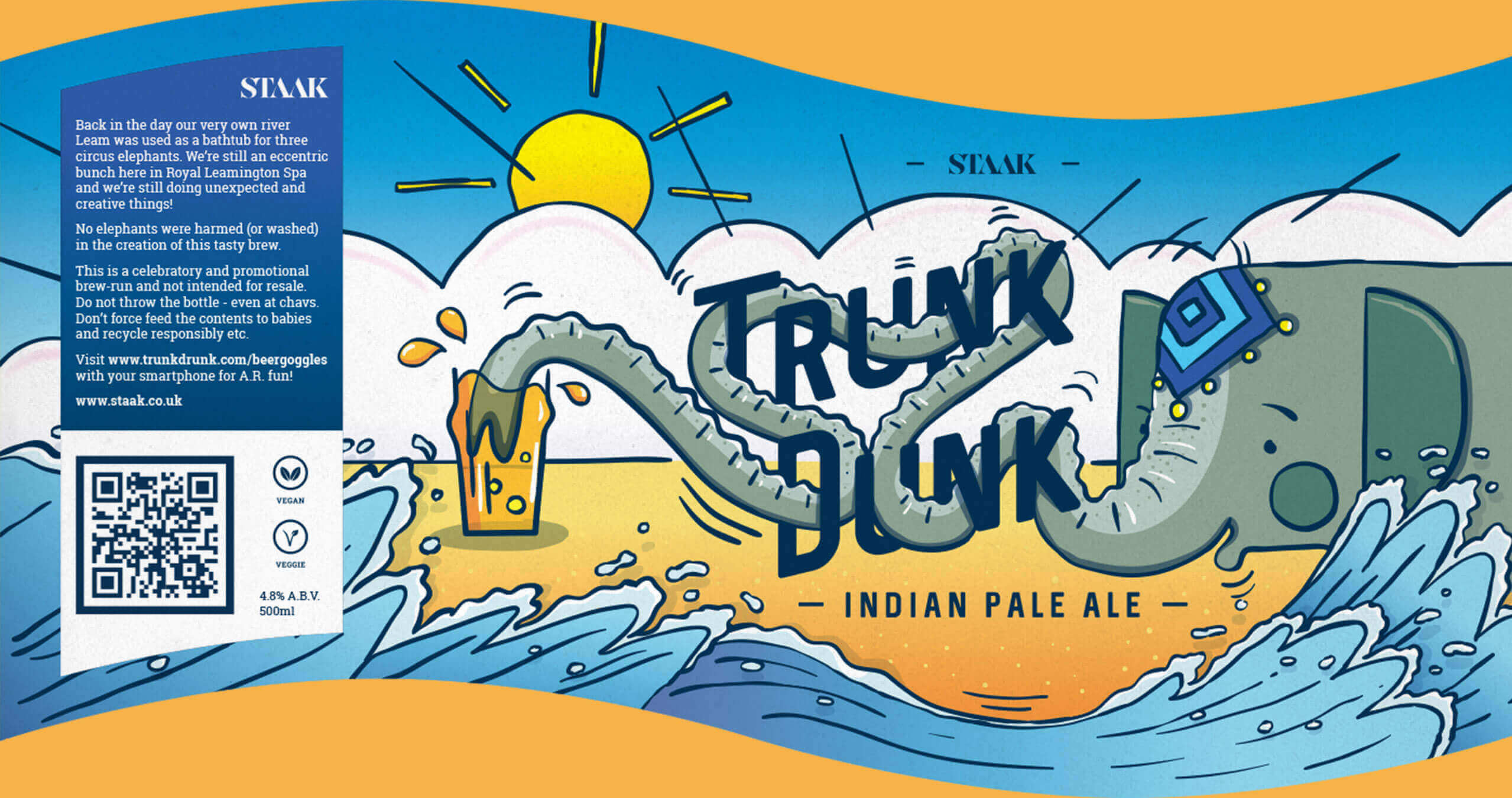 Label used on Trunk Dunk bottles